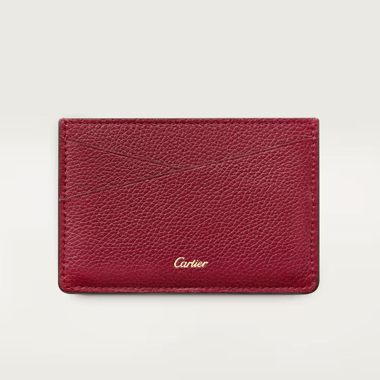 Panthère Graphique De Cartier Simple Card Holder Embodies Refined Elegance