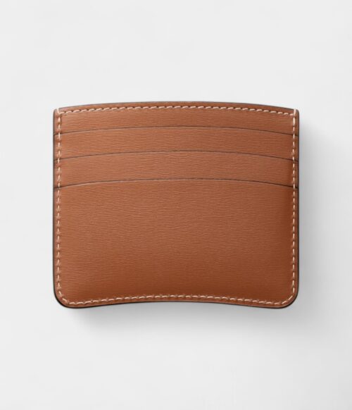 Panthère de Cartier Simple Card Holder in Caramel Calfskin