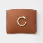 Panthère de Cartier Simple Card Holder in Caramel Calfskin