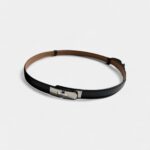 Refined Sophistication The Hermès Kelly Navy Leather Belt