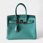 The Hermès Birkin 30 leather handbag