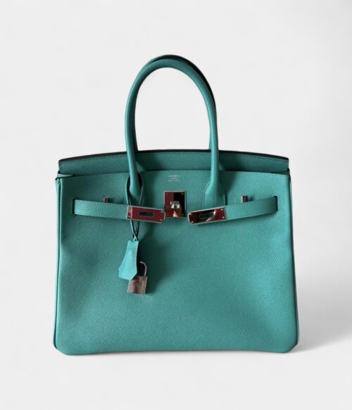 The Hermès Birkin 30 leather handbag