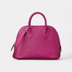 Hermès Bolide 1923 Mini Bag in Rose Pink Leather – Handmade Crossbody Handbag