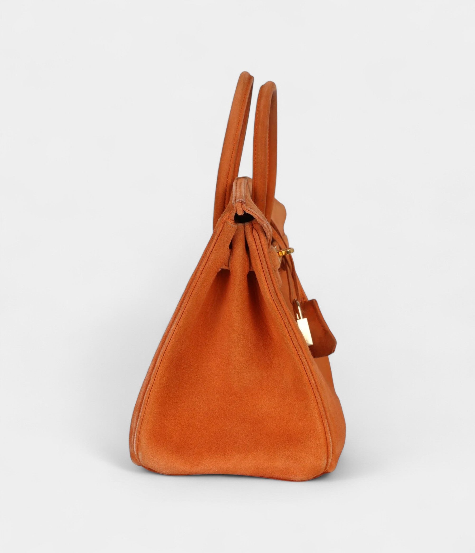 Vintage Hermès Birkin 25 Orange Doblis Gold Hardware