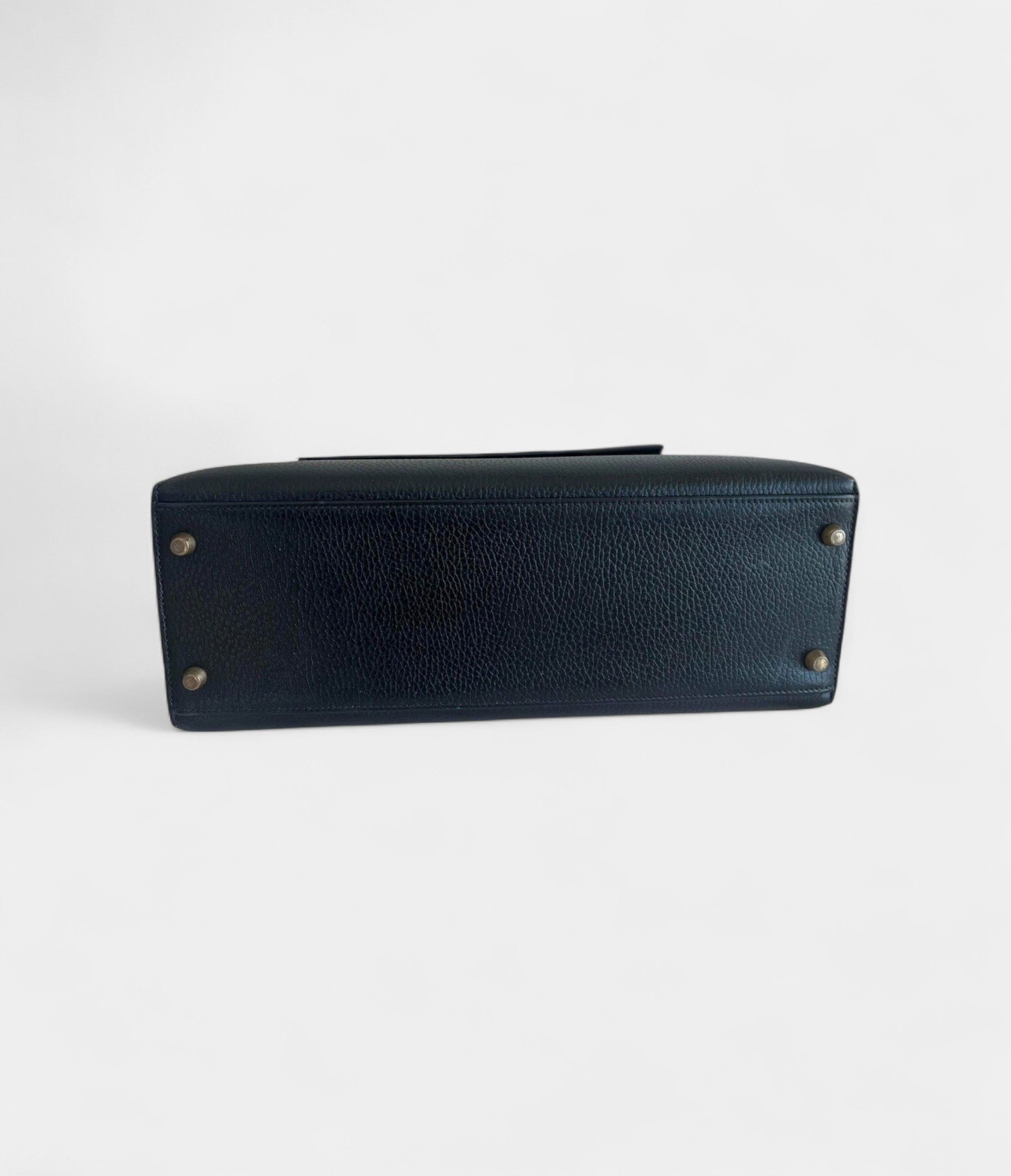 VintageHermesKelly32BlackPalladiumHardware_2.jpg Vintage Hermès Kelly 32 Black Box Calfskin Palladium Hardware