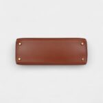 Vintage Hermes Kelly 32 Hazelnut Box Gold Hardware
