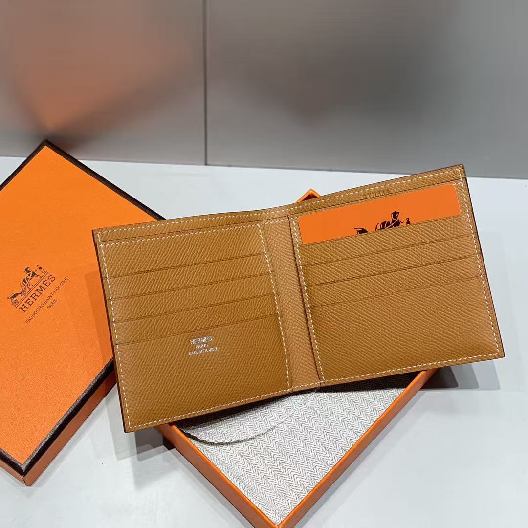 b791774feec38882d8876c91e9882f80.jpg Hermès MC² Copernic Compact in Colorblock Wallet Gold