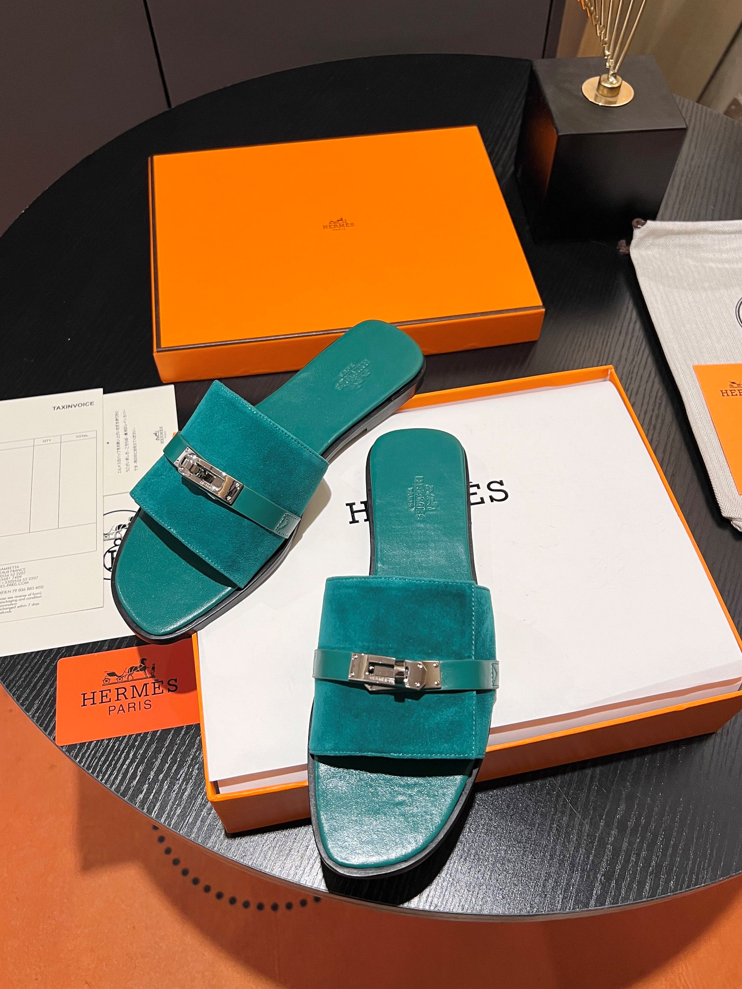 Hermès Classic Kelly Buckle Slides – Summer Essential