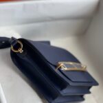 The Hermès Roulis 19cm blue