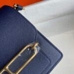The Hermès Roulis 19cm blue