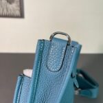 The Hermès Evelyne 23cm in denim blue